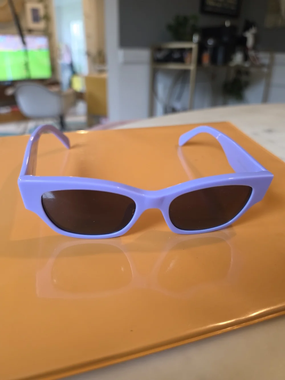 Celine Monochroms Lilac Cat Eye Sunglasses 54mm - Women's Fashion Eyewear